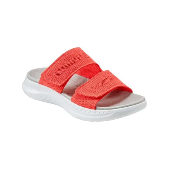 Easy Spirit Dashtyn Double Band Lightweight Slip-on Sandals Orange Coral 7M - Picture 7 of 10